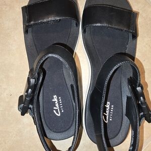 Clarks Women's Black Sandals